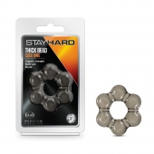 Дымчатое эрекционное кольцо Stay Hard Thick Bead Cock Ring - Blush Novelties - в Тольятти купить с доставкой