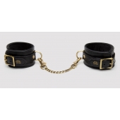 Черные оковы на ноги Bound to You Faux Leather Ankle Cuffs - Fifty Shades of Grey - купить с доставкой в Тольятти