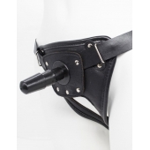 Черный пояс для насадок CLASS STRAP Restyling - LOVETOY (А-Полимер) - купить с доставкой в Тольятти