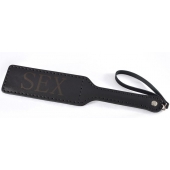 Черная гладкая шлепалка SEX - 35 см. - Sitabella - купить с доставкой в Тольятти