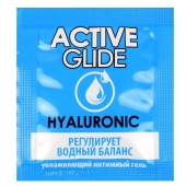 Лубрикант на водной основе Active Glide с гиалуроновой кислотой - 3 гр. - Биоритм - купить с доставкой в Тольятти