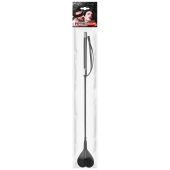 Черный стек с наконечником-сердечком - 54 см. - Notabu - купить с доставкой в Тольятти