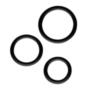 Набор из 3 эрекционных колец SILICONE COCKRINGS - Dream Toys - в Тольятти купить с доставкой