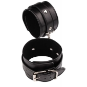 Черные оковы Classic Ankle Cuffs - Chisa - купить с доставкой в Тольятти