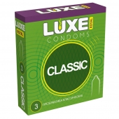 Гладкие презервативы LUXE Royal Classic - 3 шт. - Luxe - купить с доставкой в Тольятти