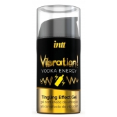 Жидкий интимный гель с эффектом вибрации Vibration! Vodka Energy - 15 мл. - INTT - купить с доставкой в Тольятти