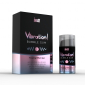 Жидкий интимный гель с эффектом вибрации Vibration! Bubble Gum - 15 мл. - INTT - купить с доставкой в Тольятти