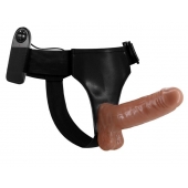 Страпон на трусиках с вибрацией Ultra Passionate Harness - 16 см. - Baile - купить с доставкой в Тольятти