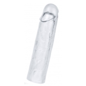 Прозрачная насадка-удлинитель Flawless Clear Penis Sleeve Add 1 - 15,5 см. - Lovetoy - в Тольятти купить с доставкой