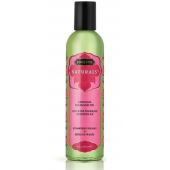 Массажное масло Naturals Strawberry Dreams с ароматом клубники - 236 мл. - Kama Sutra - купить с доставкой в Тольятти