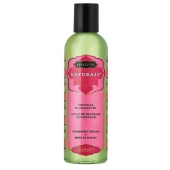Массажное масло Naturals Strawberry Dreams с ароматом клубники - 59 мл. - Kama Sutra - купить с доставкой в Тольятти