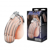 Металлическая клетка Prisoner Cock Сage с замком - BlueLine - купить с доставкой в Тольятти