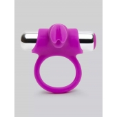 Лиловое виброкольцо с пультом ДУ Remote Control Cock Ring - Happy Rabbit - в Тольятти купить с доставкой