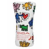 Мастурбатор-туба Keith Haring Soft Tube CUP - Tenga - в Тольятти купить с доставкой