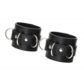 Черные наручники Anonymo на сцепке - ToyFa - купить с доставкой в Тольятти