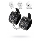 Черные оковы Anonymo из искусственной кожи - ToyFa - купить с доставкой в Тольятти