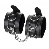 Черные оковы Anonymo из искусственной кожи - ToyFa - купить с доставкой в Тольятти