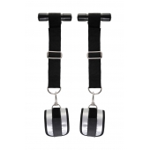 Черно-серебристые фиксаторы для рук на дверь Anonymo - ToyFa - купить с доставкой в Тольятти