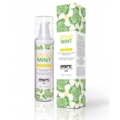 Разогревающее массажное масло Gourmet Spearmint Organic с органическими ингредиентами - 50 мл. - Exsens - купить с доставкой в Тольятти