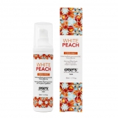 Разогревающее массажное масло Gourmet White Peach Organic с органическими ингредиентами - 50 мл. - Exsens - купить с доставкой в Тольятти