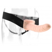 Полый страпон 8  Hollow Strap-On телесного цвета - 19 см. - Pipedream - купить с доставкой в Тольятти