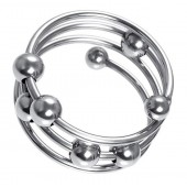 Большое металлическое кольцо под головку пениса - ToyFa - купить с доставкой в Тольятти