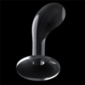 Прозрачный стимулятор простаты Flawless Clear Prostate Plug - 15 см. - Lovetoy - в Тольятти купить с доставкой