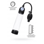 Прозрачная механическая помпа Roald с манометром - Sexus - в Тольятти купить с доставкой