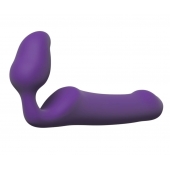 Фиолетовый безремневой страпон Queens L - Adrien Lastic - купить с доставкой в Тольятти