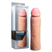 Телесная фаллическая насадка на пенис Magnum Xtender - 23 см. - Blush Novelties - в Тольятти купить с доставкой