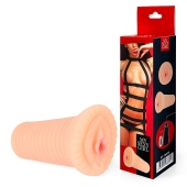 Реалистичный мастурбатор-вагина телесного цвета с вибрацией - Bior toys - в Тольятти купить с доставкой