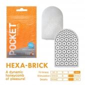 Карманный мастурбатор HEXA-BRICK - Tenga - в Тольятти купить с доставкой