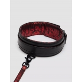 Стильный ошейник с поводком Reversible Faux Leather Collar and Lead - Fifty Shades of Grey - купить с доставкой в Тольятти