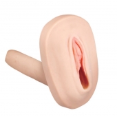 Мастурбатор-вагина с вибрацией и выносным пультом управления REALSTUFF SMOOTH   BALD - Dream Toys - в Тольятти купить с доставкой