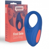 Синее эрекционное кольцо RRRING First Date Cock Ring - FeelzToys - в Тольятти купить с доставкой