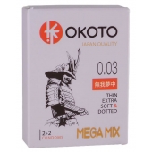 Набор из 4 презервативов OKOTO MegaMIX - Sitabella - купить с доставкой в Тольятти