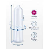 Презервативы MY.SIZE размер 64 - 10 шт. - My.Size - купить с доставкой в Тольятти