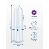 Презервативы MY.SIZE размер 69 - 3 шт. - My.Size - купить с доставкой в Тольятти