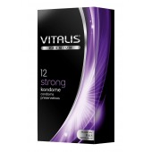 Презервативы с утолщённой стенкой VITALIS PREMIUM strong - 12 шт. - Vitalis - купить с доставкой в Тольятти