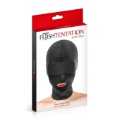 Сплошная маска на голову с прорезью для рта - Fetish Tentation - купить с доставкой в Тольятти