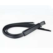 Черная кожаная плеть  Клео  - 60 см. - Sitabella - купить с доставкой в Тольятти