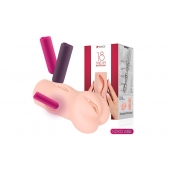 Телесный вибромастурбатор-вагина Dream Auto - KOKOS - в Тольятти купить с доставкой