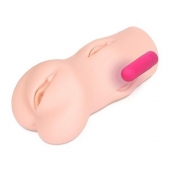Телесный вибромастурбатор-вагина Dream Auto - KOKOS - в Тольятти купить с доставкой