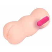 Телесный вибромастурбатор-анус TONGGGO 2 Auto - KOKOS - в Тольятти купить с доставкой