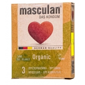 Экологически чистые презервативы Masculan Organic - 3 шт. - Masculan - купить с доставкой в Тольятти