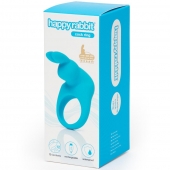 Голубое эрекционное виброкольцо Happy Rabbit Rechargeable Rabbit Cock Ring - Happy Rabbit - в Тольятти купить с доставкой