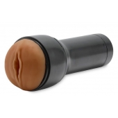 Коричневый мастурбатор-вагина Feel Stroker - Kiiroo - в Тольятти купить с доставкой