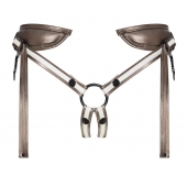 Бронзовый пояс для насадок Desirous Harness - Strap-on-me - купить с доставкой в Тольятти