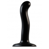Черный фаллоимитатор-насадка Strap-On-Me P G spot Dildo size S - 16,4 см. - Strap-on-me - купить с доставкой в Тольятти