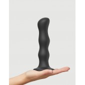 Черная насадка Strap-On-Me Dildo Geisha Balls size XL - Strap-on-me - купить с доставкой в Тольятти